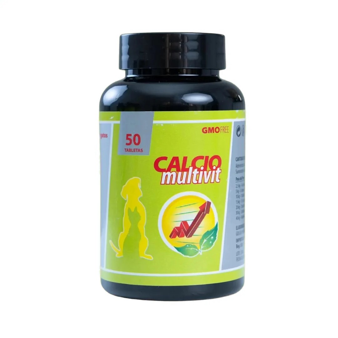 CALCIO-MULTIVIT – Suplemento con calcio y vitamina D3 para perros y gatos