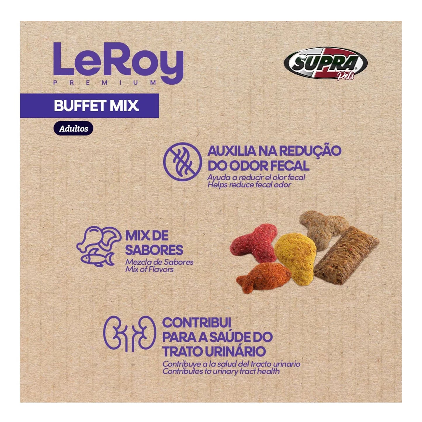 Leroy Buffet Mix alimento gatos adultos detalle 3