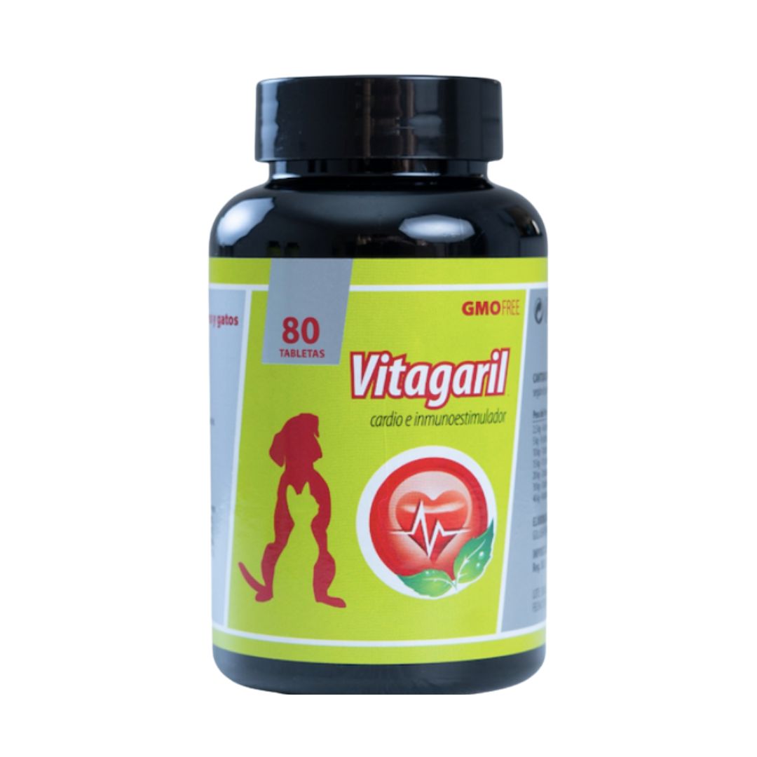 Vitagaril Cardio e Inmunoestimulador Ajo y Ginseng x 80 Tabletas