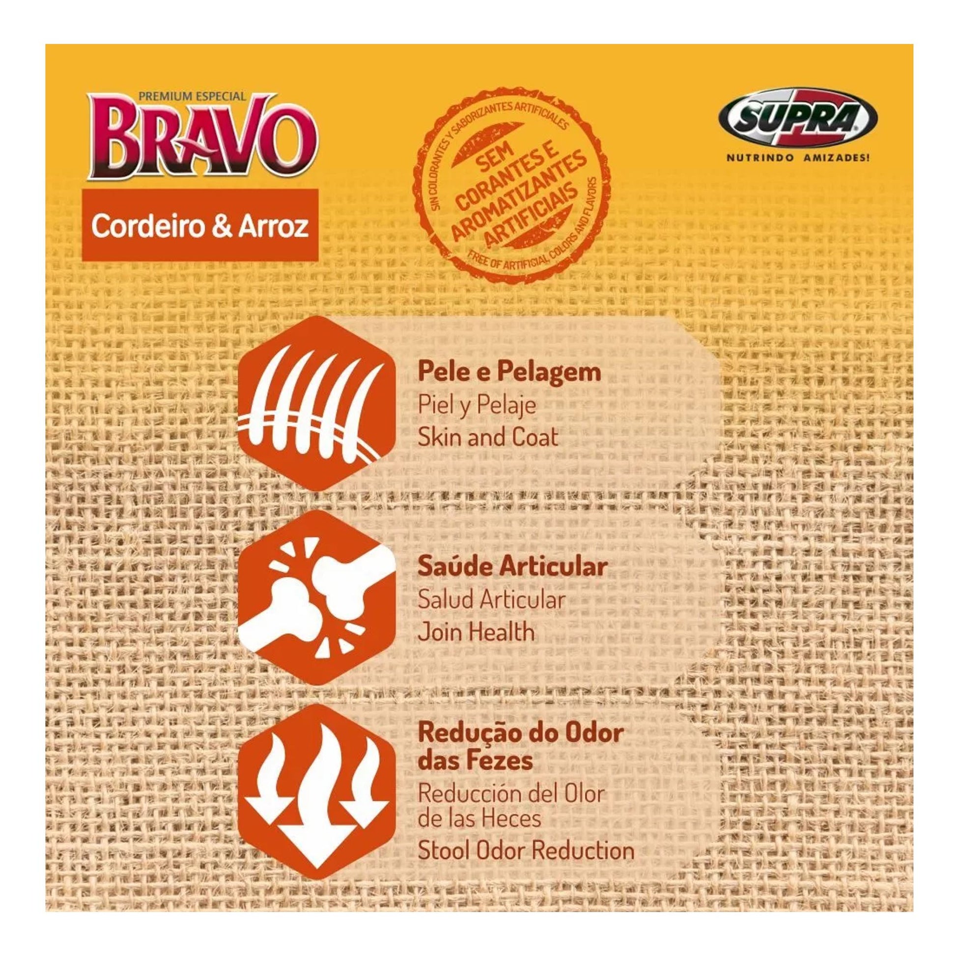 Bravo Cordero y Arroz alimento perros detalle 3