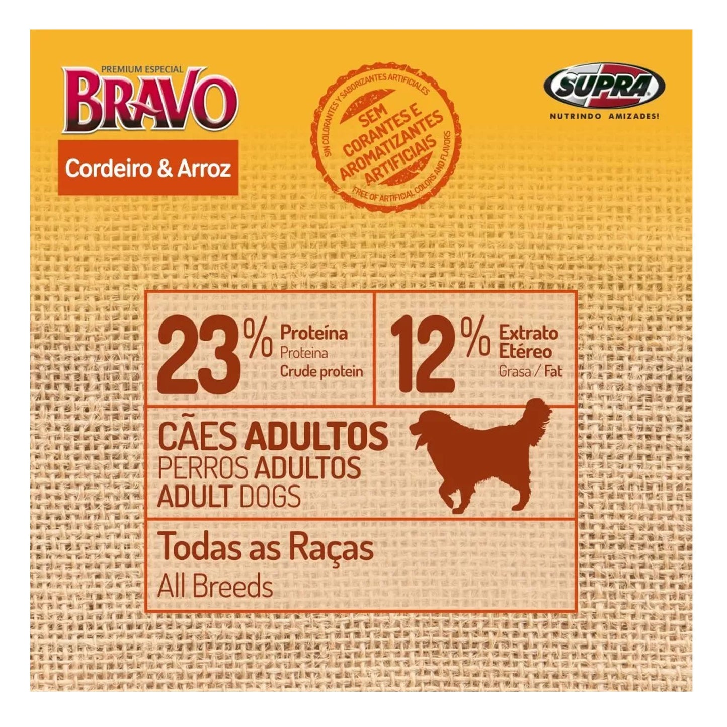 Bravo Cordero y Arroz alimento perros detalle 4