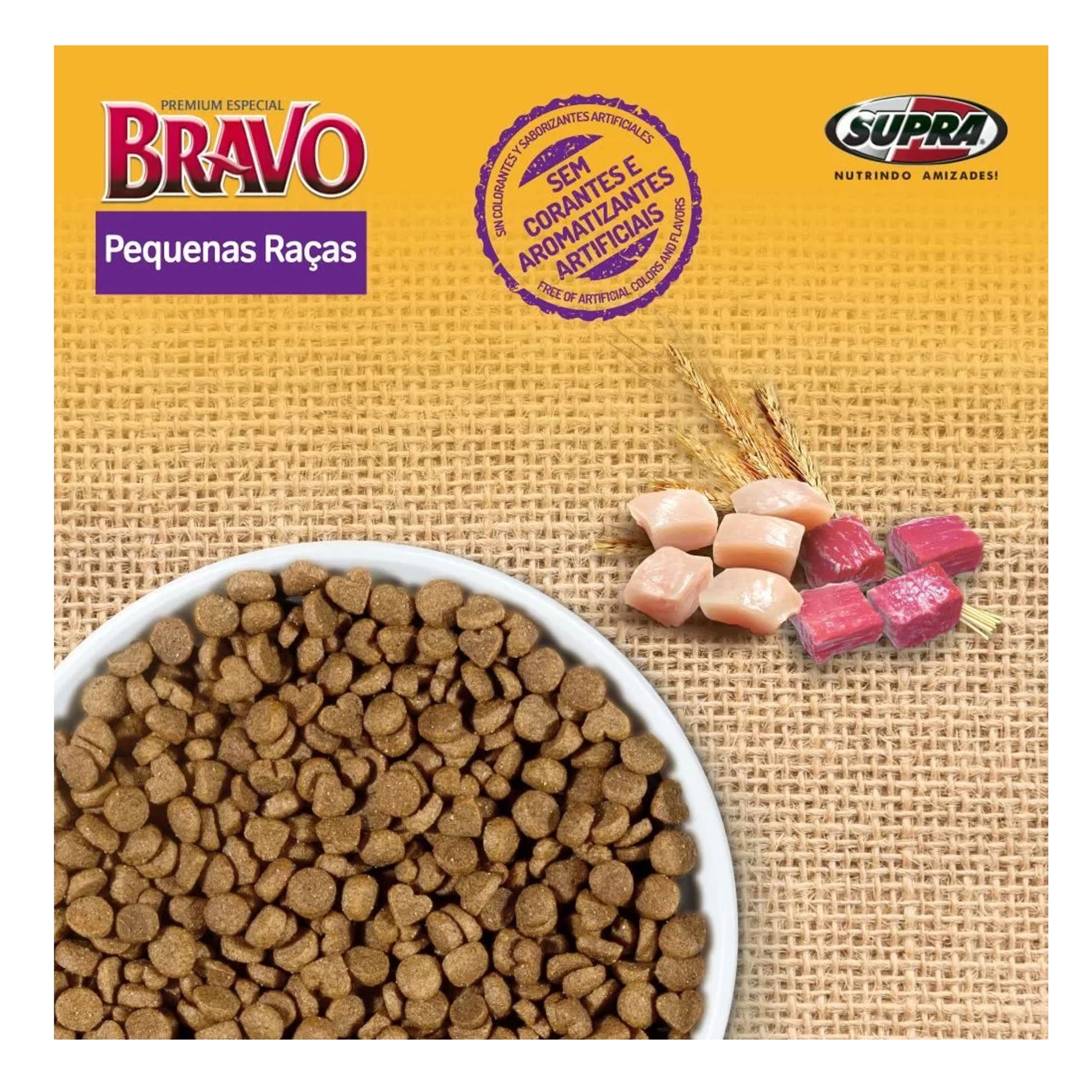 Bravo Razas Pequeñas alimento perros detalle 2