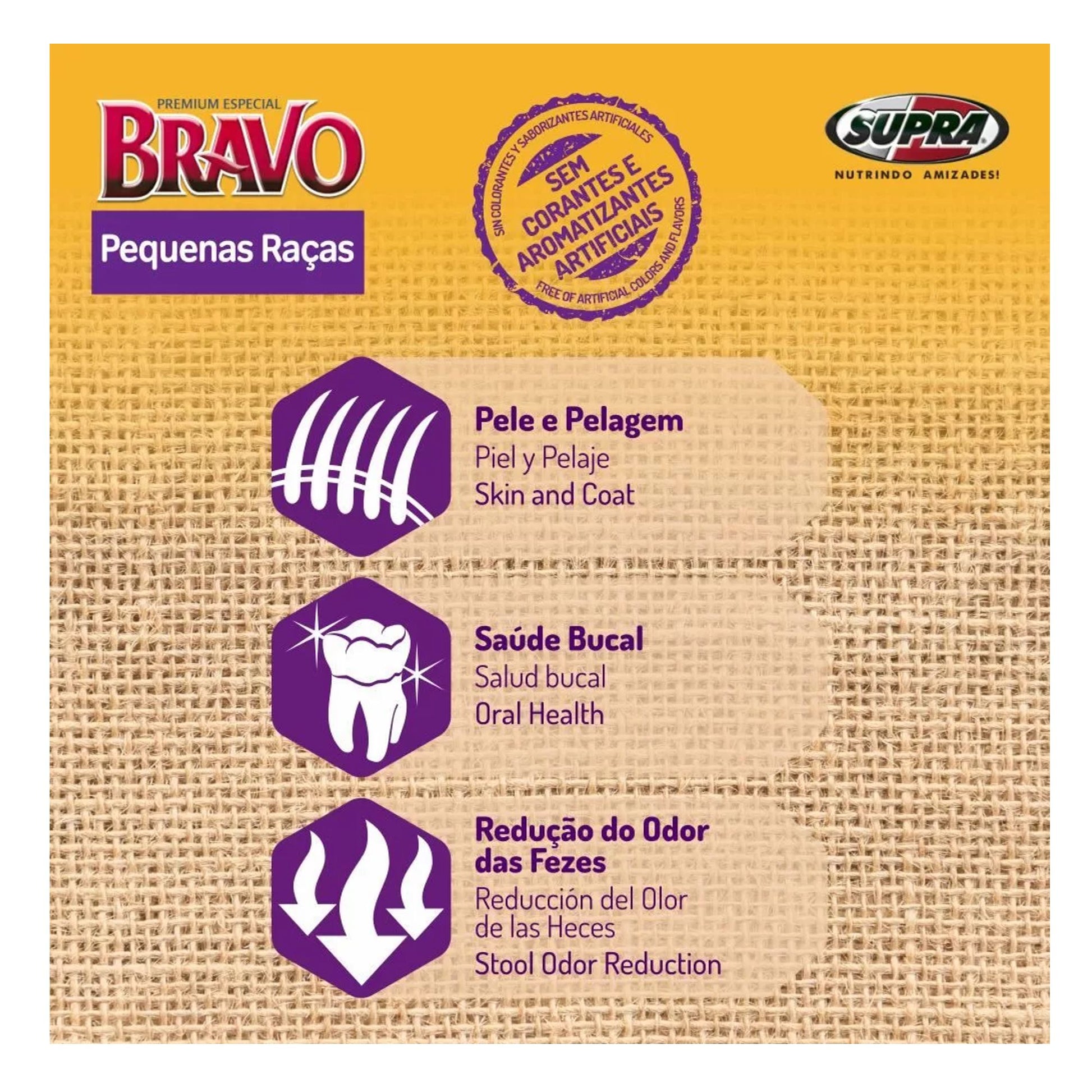 Bravo Razas Pequeñas alimento perros detalle 3