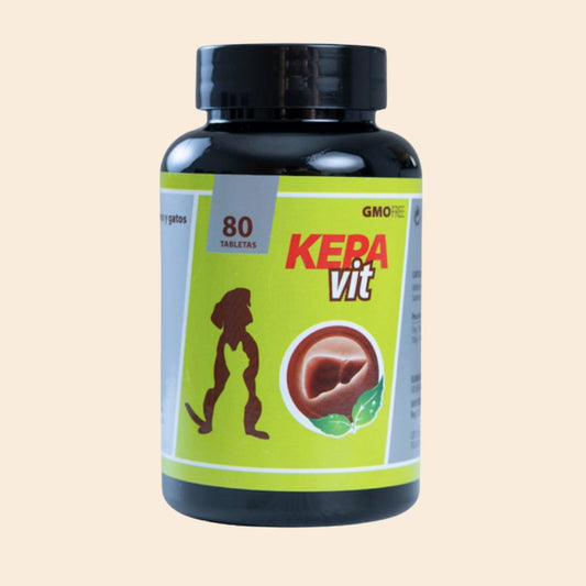 Kepavit protector hepático con Silimarina, Vitamina E y A para perros y gatos