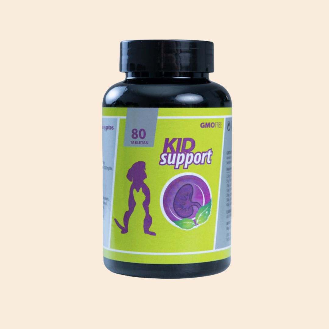 Kid Support suplemento renal con arándano y complejo B para perros y gatos