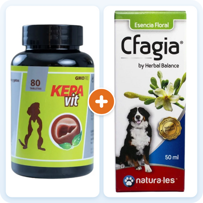 Kit Digestión e Hígado para Perros – Kepavit + C-Fagia