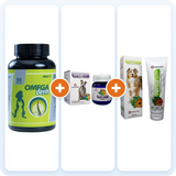 Kit Piel y Alergias para Perros – Omega Derm + Urtiap-Les + Herbal Green