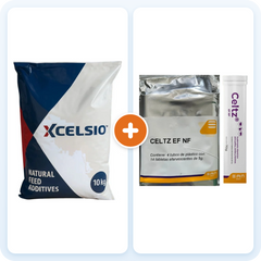 Kit Productividad para Bovinos, Cerdos y Aves – XCELSIO 1 kg + CELTZ EF NF