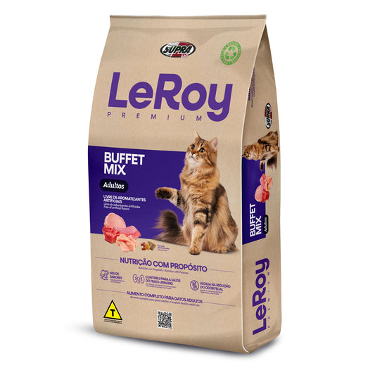 Leroy Buffet Mix alimento gatos adultos 0.5 kg