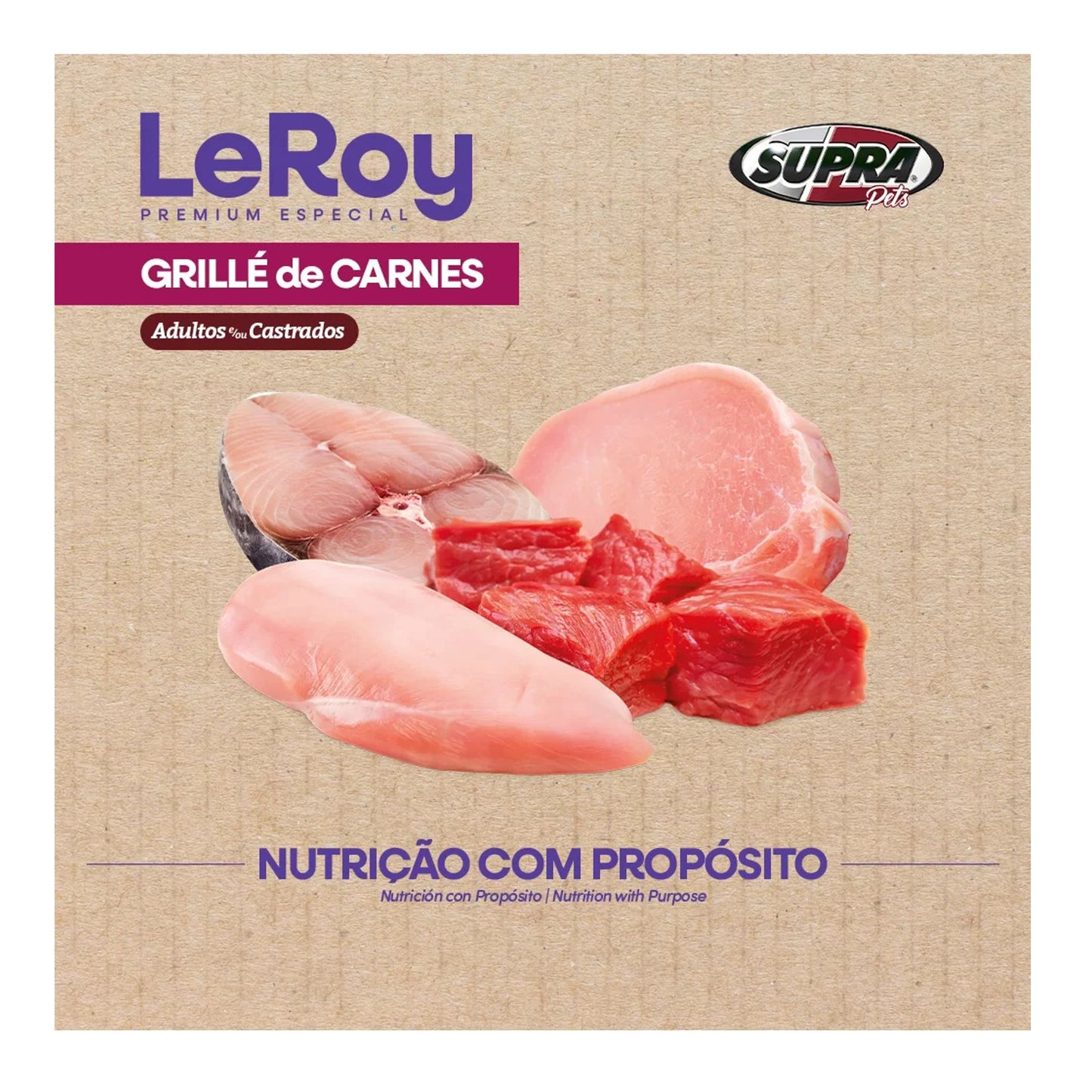 Leroy Grille de Carnes alimento gatos adultos detalle 2