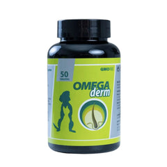 OMEGA DERM – Suplemento dermatológico con ácidos grasos Omega 3 y 6 para perros y gatos